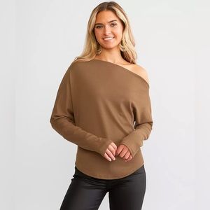 NWOT Hyfve Good Start Ribbed Top in Taupe